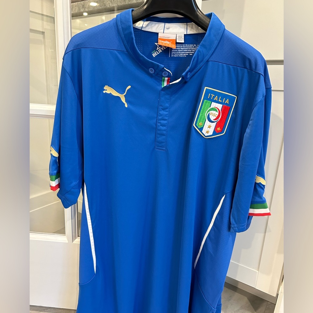 Puma 2014 Italia World Cup Jersey Size XXL